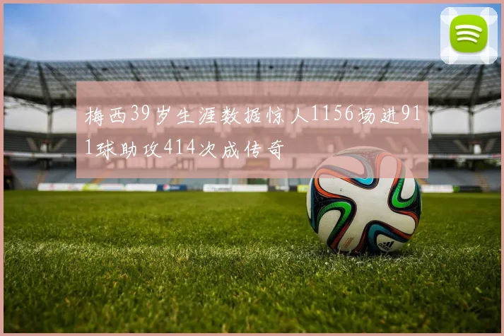梅西39岁生涯数据惊人1156场进911球助攻414次成传奇