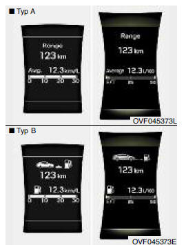 Zużycie paliwa (km, l/100 km) (opcja)