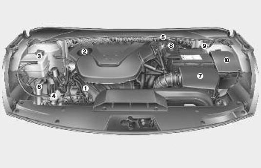 Hyundai i40 Przedział silnikowy Obsługa