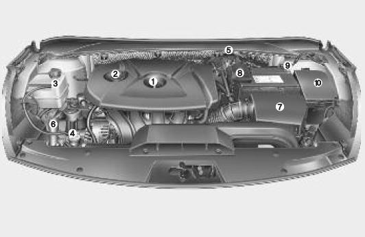 Hyundai i40 Przedział silnikowy Obsługa