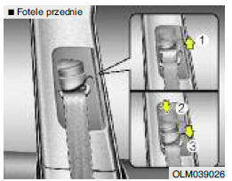 Biodrowy/ramieniowy pas bezpieczeństwa