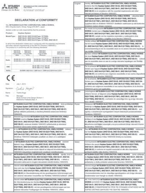 System zdalnego otwierania/System immobilizera