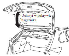 Mazda 6: Otwieranie I Zamykanie Pokrywy Bagażnika - Pokrywa Bagażnika - Drzwi I Zamki - Przed Rozpoczęciem Jazdy