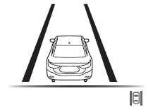 Wskazanie systemu wspomagającego utrzymanie pojazdu w pasie ruchu (LKA) i systemu ostrzegania o niezamierzonej zmianie pasa ruchu (LDWS)