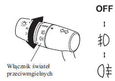 Z przednimi światłami przeciwmgielnymi