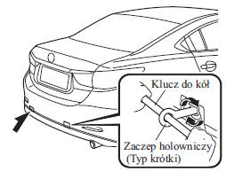 Mazda 6: Zaczepy Holownicze - Holowanie Samochodu - W Razie Awarii