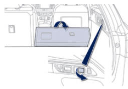 Składanie fotela od strony bagażnika (SW i RXH spalinowy)